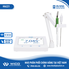 Máy Đo pH/ORP Để Bàn Có CAL Check™ Hanna HI6221-02 | Kết Nối Wifi, Ethernet