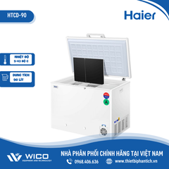 Tủ Bảo Quản Vacxin Năng Lượng Mặt Trời 2 Dải Nhiệt Độ Haier HTCD-90