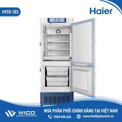 Tủ Lạnh Buồng 2-8 độ 185 lít & Buồng -20 đến -40 độ C  97 lít Haier HYCD-282(A)