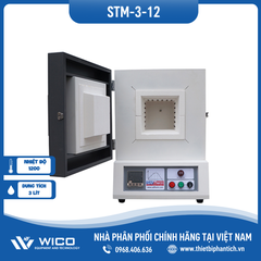 Lò Nung Trung Quốc 1200 Độ Saftherm STM-3-12 | 3 Lít