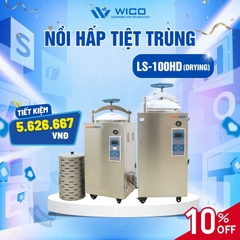 Nồi Hấp Tiệt Trùng Sấy Khô Tự Động Jibimed - Màn Hình LCD | 35-100 Lít