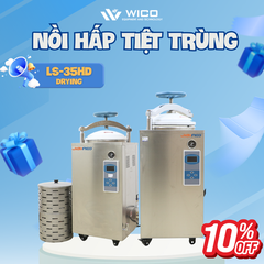 Nồi Hấp Tiệt Trùng Sấy Khô Tự Động Jibimed - Màn Hình LCD | 35-100 Lít