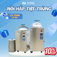 Nồi Hấp Tiệt Trùng Sấy Khô Tự Động Jibimed - Màn Hình LCD | 35-100 Lít