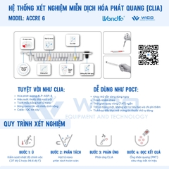 Máy Xét Nghiệm Miễn Dịch Hóa Phát Quang Wondfo ACCRE-6