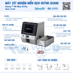 Máy Xét Nghiệm Miễn Dịch Huỳnh Quang Wondfo FS-205