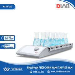 Máy Khuấy Từ Không Gia Nhiệt 10 Vị Trí Dlab MS-M-S10