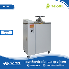 Nồi Hấp Tiệt Trùng Kiểu Đứng 45 Đến 100 Lít N-Biotek Hàn Quốc