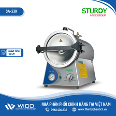 Nồi Hấp Tiệt Trùng Để Bàn 16 lít Sturdy Đài Loan SA-230 / SA-232