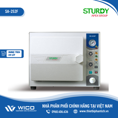 Nồi Hấp Tiệt Trùng Để Bàn 24 Lít Sturdy Đài Loan SA-252F | Sấy Tự Động