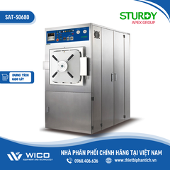 Nồi Hấp Tiệt Trùng Buồng Hấp Vuông 110 - 848 Lít Sturdy Đài Loan SAT Series