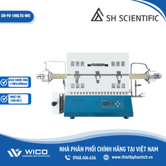 Lò Nung Ống + Gas Flow 600mm 1200 Độ SH Scientific Hàn Quốc