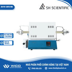 Lò Nung Ống + Gas Flow 300mm 1700 / 1800 Độ SH Scientific Hàn Quốc