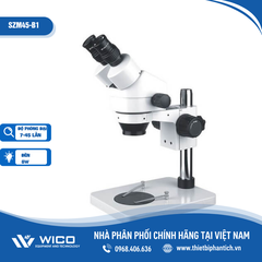 Kính hiển vi soi nổi Trung Quốc zoom liên tục 7-45 lần SZM45-B1