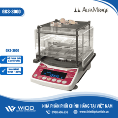 Cân Kiểm Tra Vàng/ Bạc/ Platin Alfa Mirage GKS-3000 | 0.01g/cm3 - 3kg