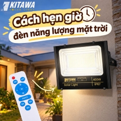 Cách hẹn giờ đèn năng lượng mặt trời bằng remote và ứng dụng điện thoại