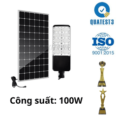 Đèn Đường Công Trình Năng Lượng Mặt Trời 100W CT.BC15.100