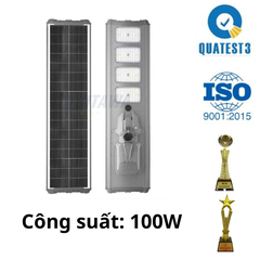 Đèn Liền Thể Công Trình Năng Lượng Mặt Trời 100W KITAWA - LTCT15A100