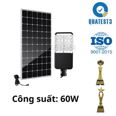 Đèn Đường Công Trình Năng Lượng Mặt Trời 60W CT.BC15.60