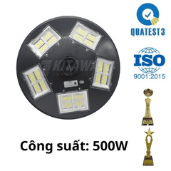 Đèn năng lượng mặt trời KITAWA hình đĩa bay UFO 500W UF5500
