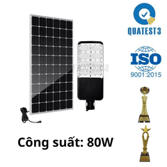 Đèn Đường Công Trình Năng Lượng Mặt Trời 80W CT.BC15.80