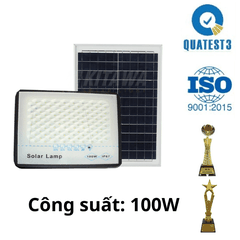 Đèn pha năng lượng mặt trời chống chói 100W DP5100