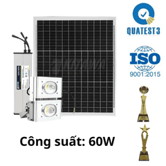 [60W] Đèn Pha COB Năng Lượng Mặt Trời 60W KITAWA - CT.DP02.60