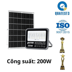 Đèn Pha Năng Lượng Mặt Trời Chống Chói 200W KITAWA - DP19.200