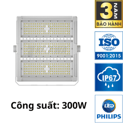Đèn Pha LED 300W Chip LED Philips Cao Cấp 3 Khoang KITAWA - AC.DP05.300