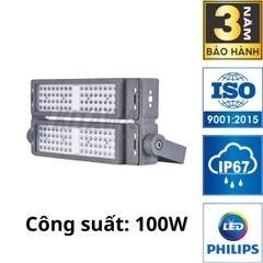 Đèn pha LED điện 100W Chip LED PHILIPS Siêu Sáng KITAWA - AC.DP07.100