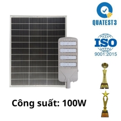 Đèn Đường Công Trình Năng Lượng Mặt Trời 100W BCDT9.100 Chống Nước Bền Bỉ