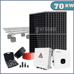 Combo hệ thống điện mặt trời bám tải trọn gói công suất 70KW