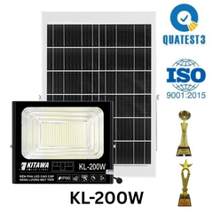 Đèn Pha Năng Lượng Mặt Trời Kitawa 200W Ip67 DP1200 (Đã bao gồm VAT)