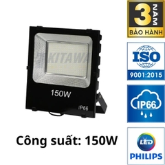 Đèn Pha LED Điện 150W KITAWA Chip LED SMD 2835 - AC.DP04.150