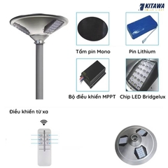 Đèn UFO năng lượng công trình 30W KITAWA CT.UF01.30