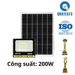 Đèn Pha Năng Lượng Mặt Trời 200W Chống Nước IP67 - BDP27.200