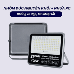 Đèn Pha Năng Lượng Mặt Trời Chống Chói 400W KITAWA - DP19.400