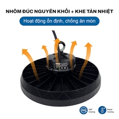 Đèn LED Highbay 100W KITAWA UFO2100A (Điều Chỉnh Công Suất Linh Hoạt)