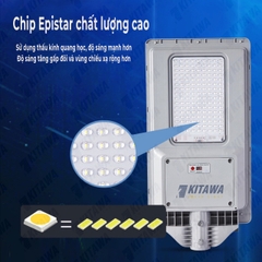 Đèn đường năng lượng mặt trời liền thể 200W KITAWA LT9200