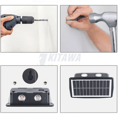 Đèn Ốp Tường Trang Trí Năng Lượng Mặt Trời Kitawa - OT01