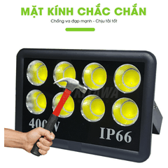 [400W] Đèn Pha LED Điện 400W Chống Chói, Ánh Sáng Trắng AC.DP01.400