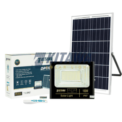 Đèn Pha Năng Lượng Mặt Trời Kitawa 100W IP67 DP1100-K