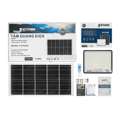 Đèn pha năng lượng mặt trời chống chói 300W KITAWA DP5300