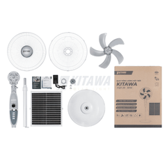 Quạt Đứng Năng Lượng Mặt Trời 30W Thông Minh KITAWA - KQ11.30