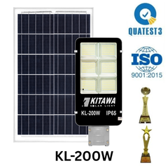 Đèn bàn chải năng lượng mặt trời 200W KITAWA BC1200