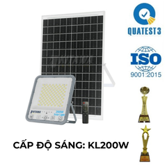 Đèn Pha Năng Lượng Mặt Trời 200W Bọc Cầu KITAWA - DP11200
