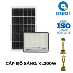 Đèn pha năng lượng mặt trời chống chói 200W KITAWA DP5200