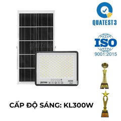 Đèn pha năng lượng mặt trời chống chói 300W KITAWA DP5300