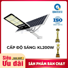 Đèn bàn chải năng lượng mặt trời 200W KITAWA BC1200