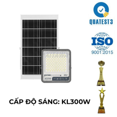 Đèn Pha Chống Chói Năng Lượng Mặt Trời 300W Công Nghệ Mới KITAWA - DP11A.300