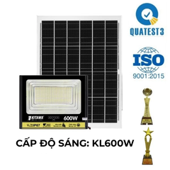 Đèn Pha Năng Lượng Mặt Trời 600W Chống Nước IP67 - BDP27.600